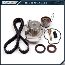 Timing Belt Kit Water Pump W/ Tensioner For 01-05 Honda Civic 1.7L l4 GAS SOHC