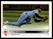 2022 Topps Nick Gordon Minnesota Twins #598