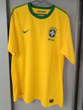 Brazil National Football Team 2010-2011 Nike Home Shirt, Size XL