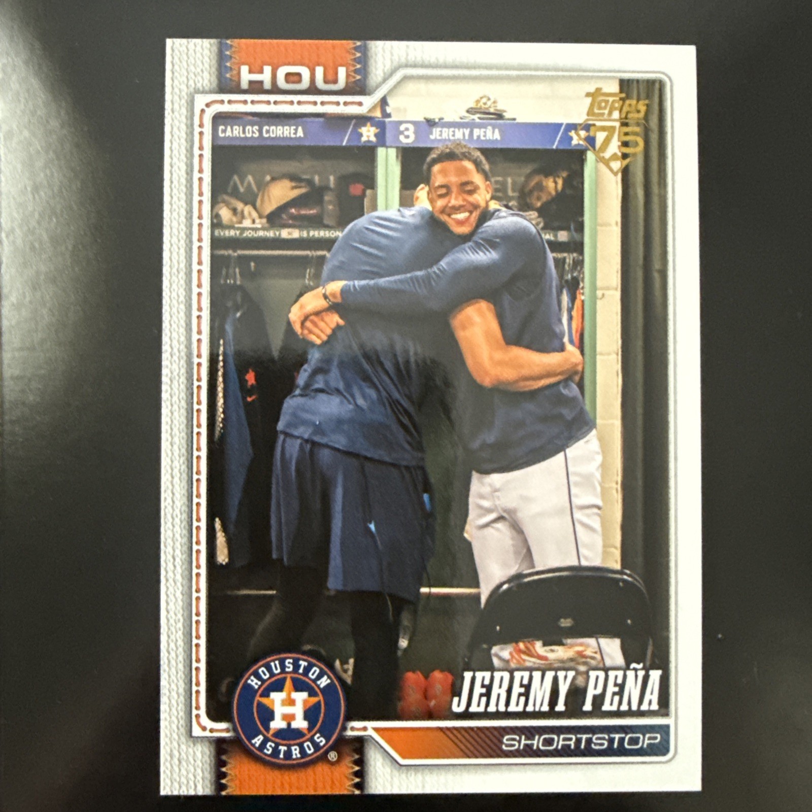 2026 Topps Series 1 Jeremy Pena Golden Mirror Image Variation SP #307 🔥