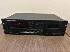 Tascam CD-A500 Professional CD Player / Cassette Recorder & Player Deck Combo
