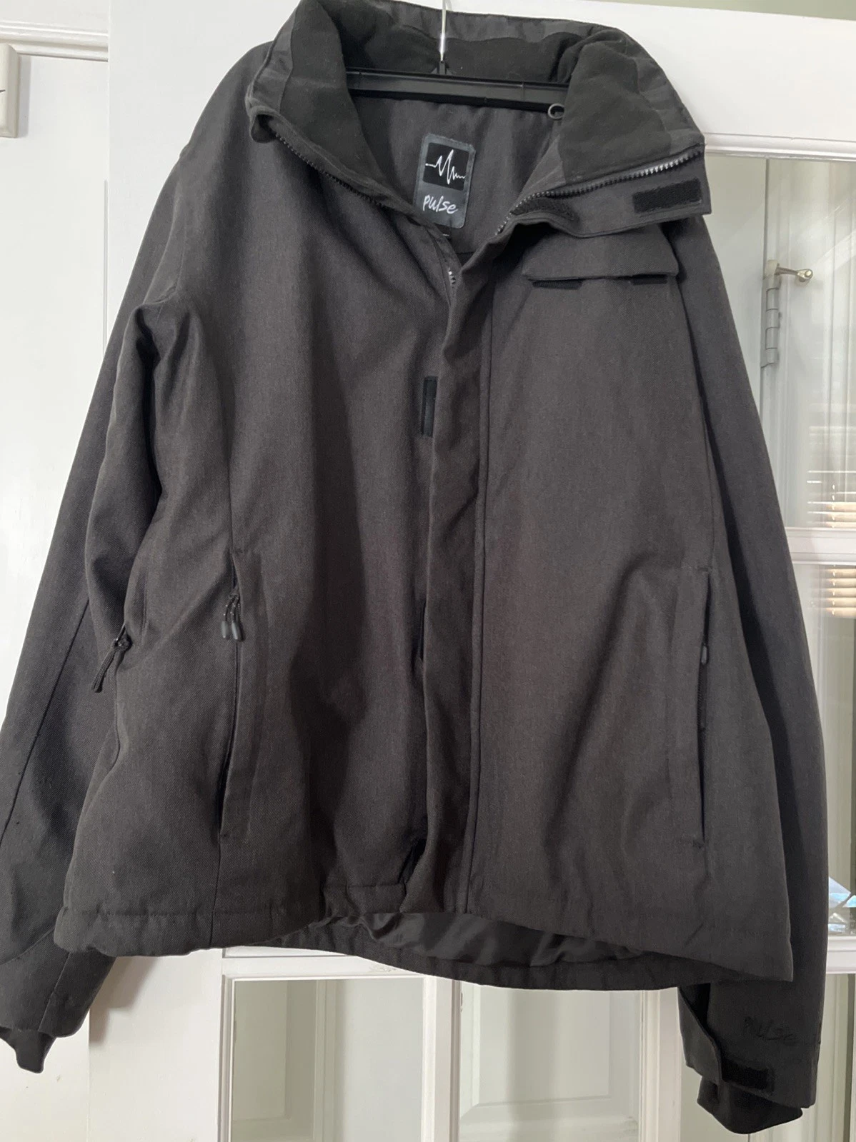 PULSE Classic 100% Polyester Jacket Men's Size L Black