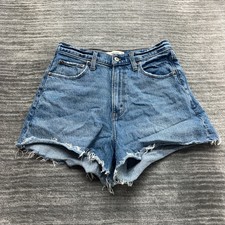 Abercrombie & Fitch Shorts Size 6 W28 Womens The 90's Relaxed Cut-Off High Rise