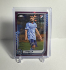 Topps 2025 Chrome MLS David Villa New York City FC #7 Soccer Card