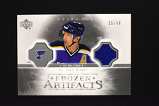 Al MacInnis 2005-06 Upper Deck Artifacts Frozen Artifacts Jersey Silver /50