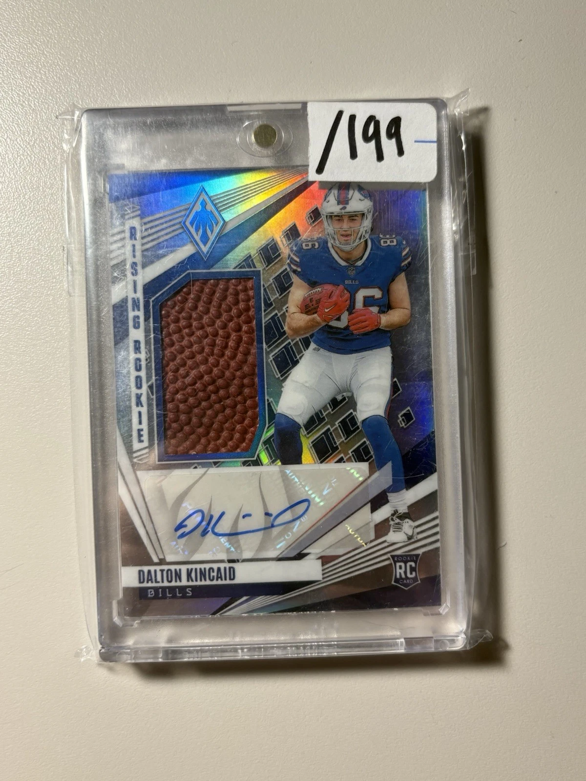 2023 Phoenix Rising Rookie Material Signature Football Dalton Kincaid /199