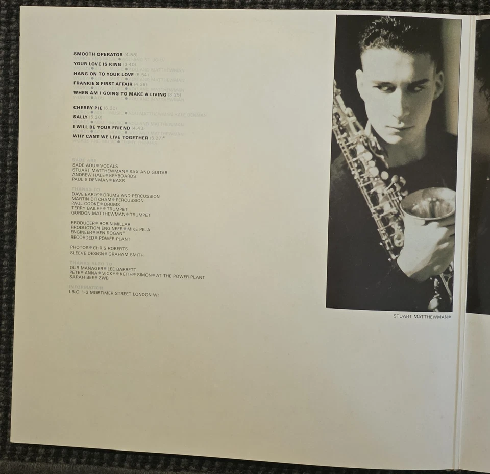 Sade - Diamond Life - Vinyl  LP Album 1984  - Image 4 of 4