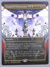 Inspired Ultimatum - Borderless - 107 - Special Guest (SPG) (TDM) MTG