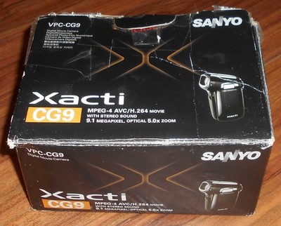 Sanyo Xacti VPC-CG9 9.1MP HD Digital Camcorder Camera