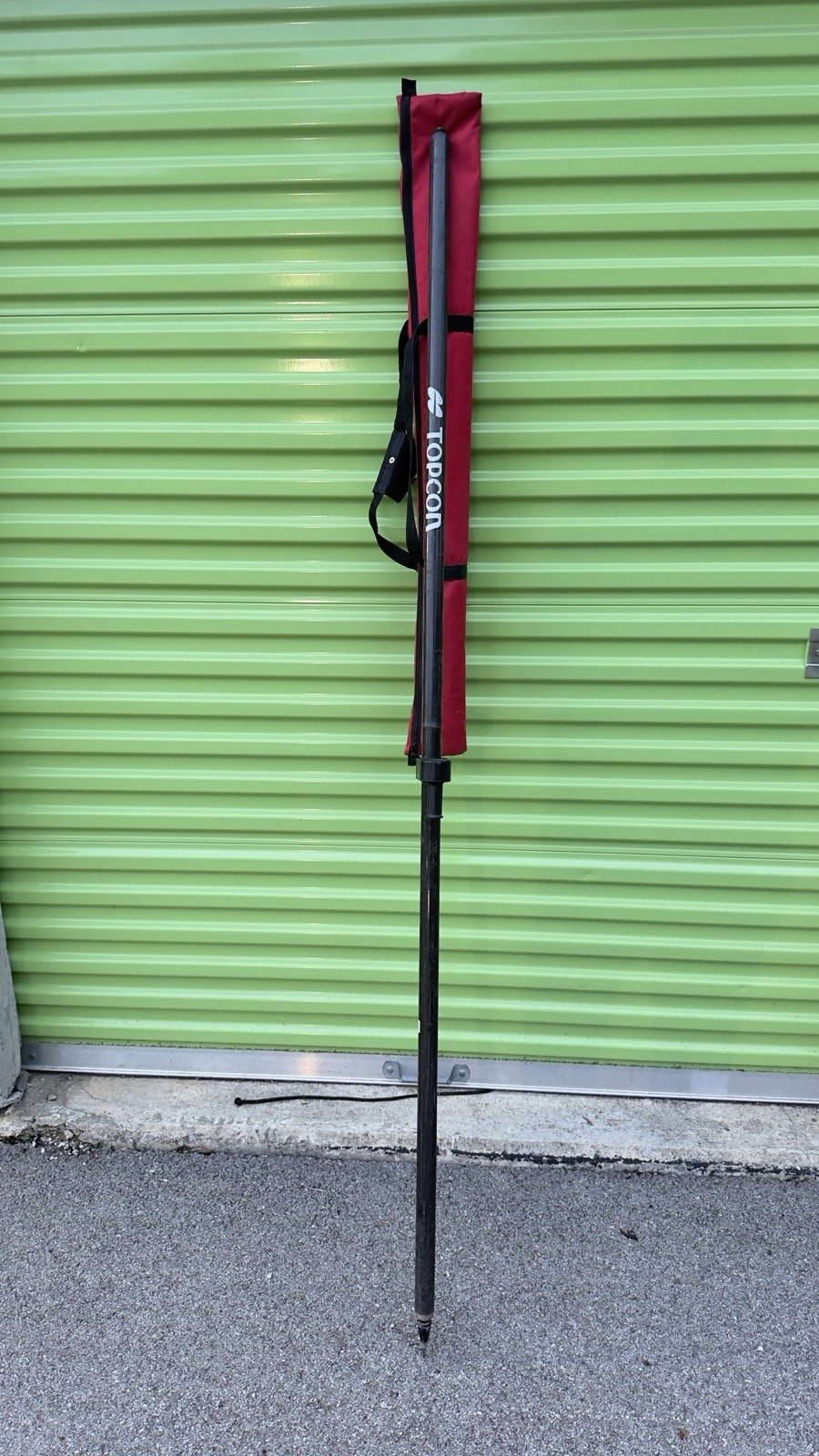 Topcon Two-Piece Carbon Fiber GNSS/GPS Survey Pole with Built-In Level Bubble