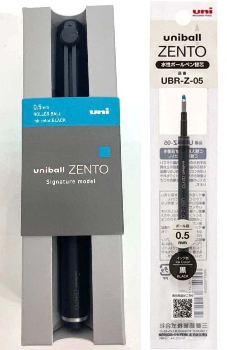 MITSUBISHI PENCIL uniball ZENTO Signature Model Gold Silver Black
