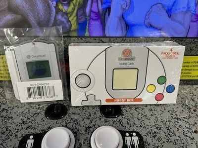 2025 Limited Run Sega Dreamcast Hobby Box Trading Cards 4 Packs w/Keychain NEW