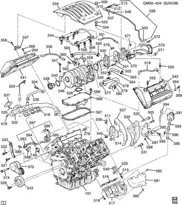 1999 Olds Intrigue 3 5 Liter Intake Gasket Gm 12557687 Ebay