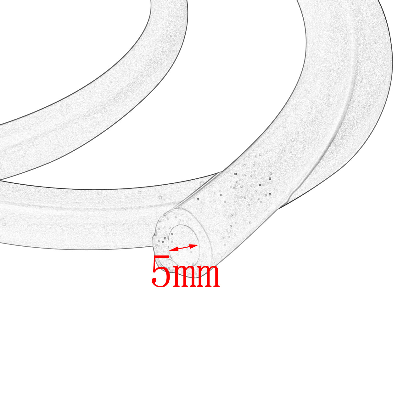 Black 5MM ID Gas Fuel Line Hose For GoKart MotorCycle ATV UTV Dirt