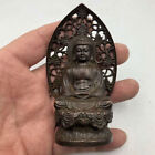 Ancient Chinese Tibetan Buddhism Sakyamuni Buddha Red Copper Small Statue