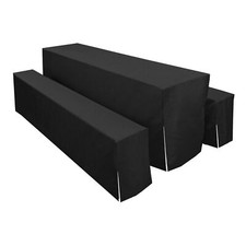 blickdichte 3tlg. Hussen für Festzeltgarnituren Bierbankhussen Bierzeltgarnitur