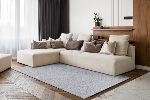 Modern exclusive Rug CASABLANCA WASHABLE grey durable practical loop - Picture 5 of 9