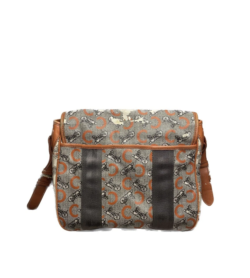 Vintage RARE Celine Sulky C Carriage Monogrammed Canvas Messenger Crossbody Bag - Image 2 of 4