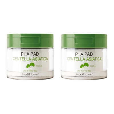 Medi Flower Centella Asiatica PHA Toner Pad 60ea 180 ml * 2 Stück - KOSTENLOS...