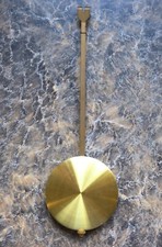 8-3/4" Vintage Antique tall case Grandfather clock pendulum part