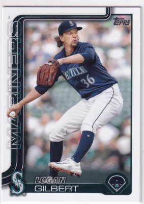 2025 Topps MLB Baseball Series 1 No. 66 Logan Gilbert Mariners