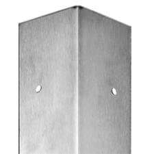 Prime-Line Stainless Steel Corner Shield Wall Guard 2x48in 6 Pack L-Shape Set