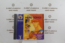 Disney's Hero Songs, Vol. 3 CD Walt Disney Records McDonald's Music Rare 1996