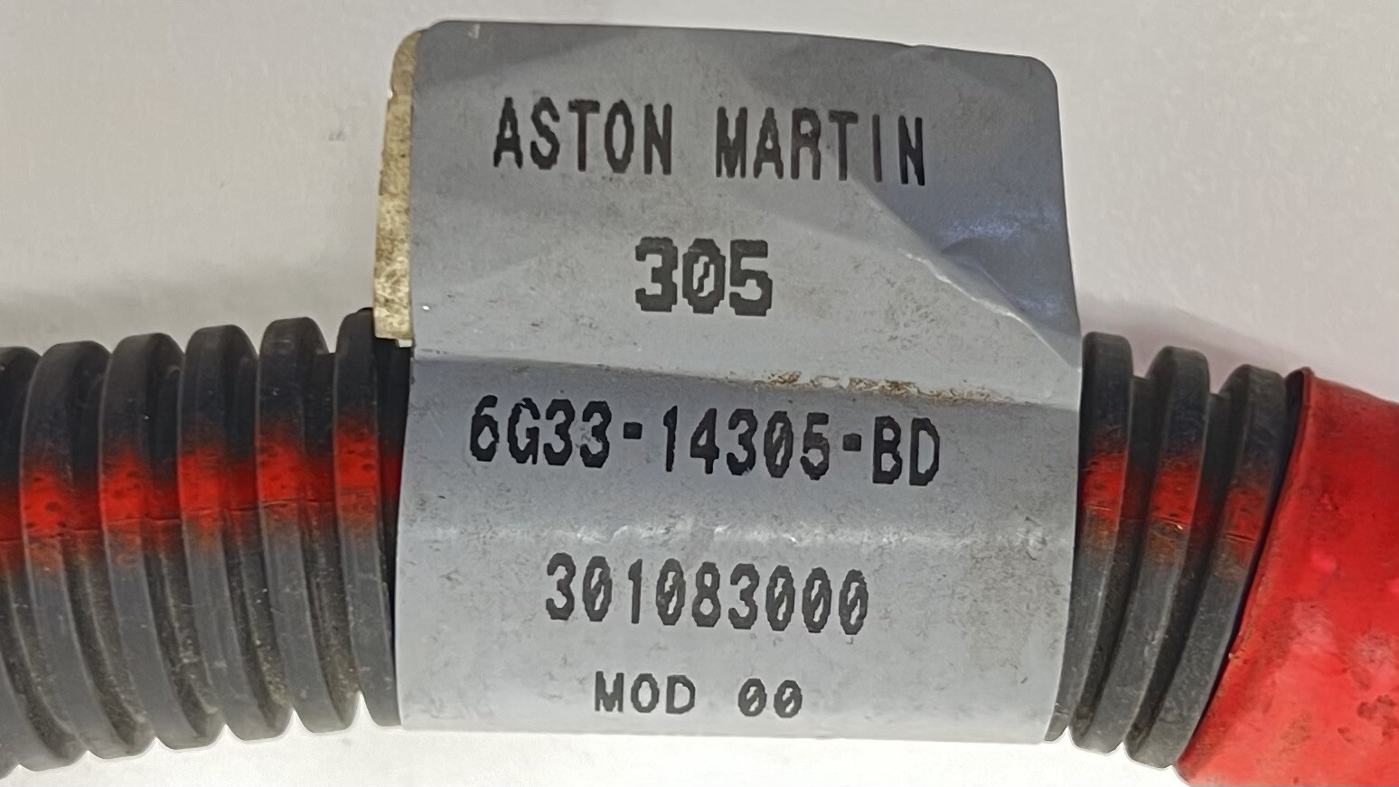 07-17 ASTON MARTIN VANTAGE POSITIVE BATTERY CABLE WIRING WIRE HARNESS PAIR OEM