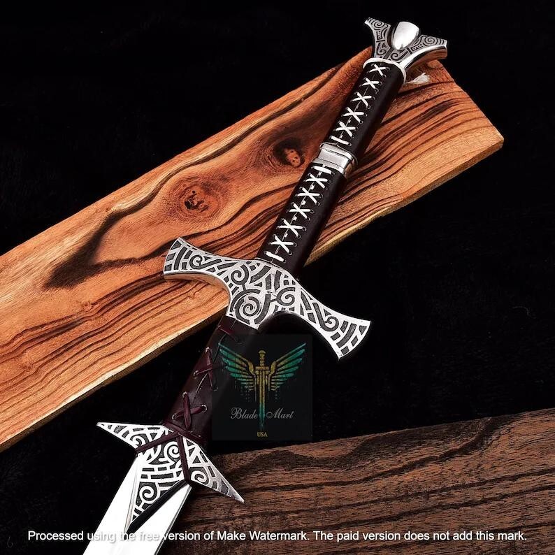 Skyrim Sword Replica Two Handed Dragonborn Elder Scroll Battle