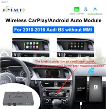 Wireless CarPlay Android Auto Kit For Audi A4 A5 Q5 Retrofit Decoder 2010-2016
