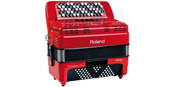 Roland Accordion FR-1XB RD Red Compact Built-in Amplifier & Speaker Tracking New - Image 4 of 4