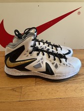 lebron 10 white and gold