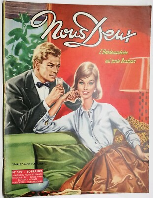 #195 Wochenzeitschrift Wir zwei sprechen mit mir über die Liebe N 597 von 1958