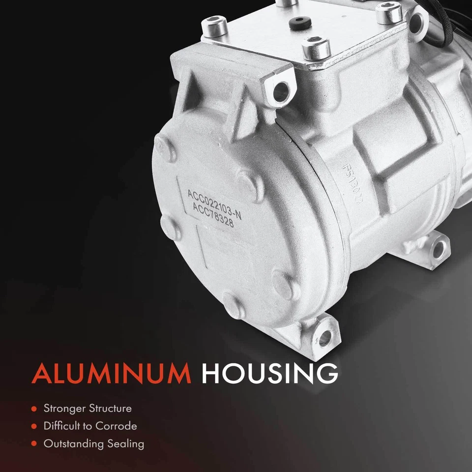 Compresor de aire acondicionado con embrague para Acura Legend 1991-1995 RL1996-2004 TL 1996-1998 Foto 4 de 4