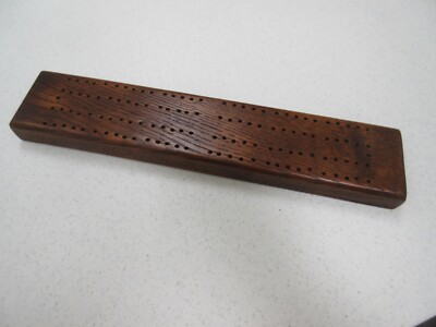 Handwerklich hergestellt Vintage Holz Cribbage Brett Bar Kneipe Mann Höhle Spiel keine Stöcke