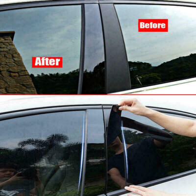 X AUTOHAUX 10 Pcs Windshield B Pillar Trim Exterior Garnish