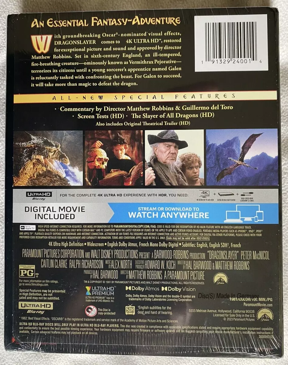 Dragonslayer (4K UHD Blu-ray Review) at Why So Blu?