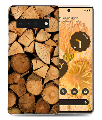 CASE COVER FOR GOOGLE PIXEL|WOOD LUMBER LOG WALLPAPER #1