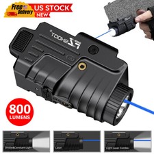 800 Lumens Blue Laser Light Combo for Glokc Pistol Handgun, USB Rechargeable