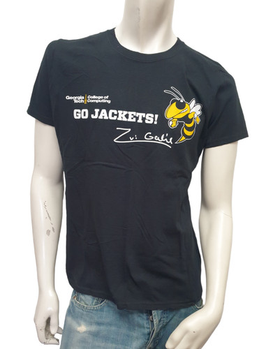 Georgia Tech Yellow Jackets! Men's Shirt Black computing