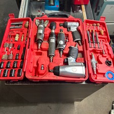 Mastergrip 77 Pc Air Tool Set Missing Some Impact Spanner Die Grinder Ratchet 