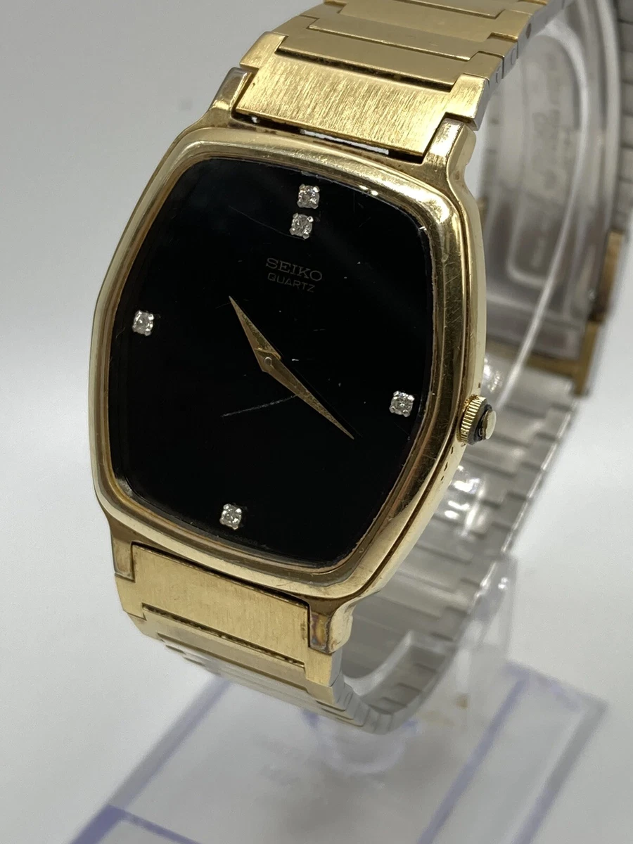 Seiko black diamond watch clearance