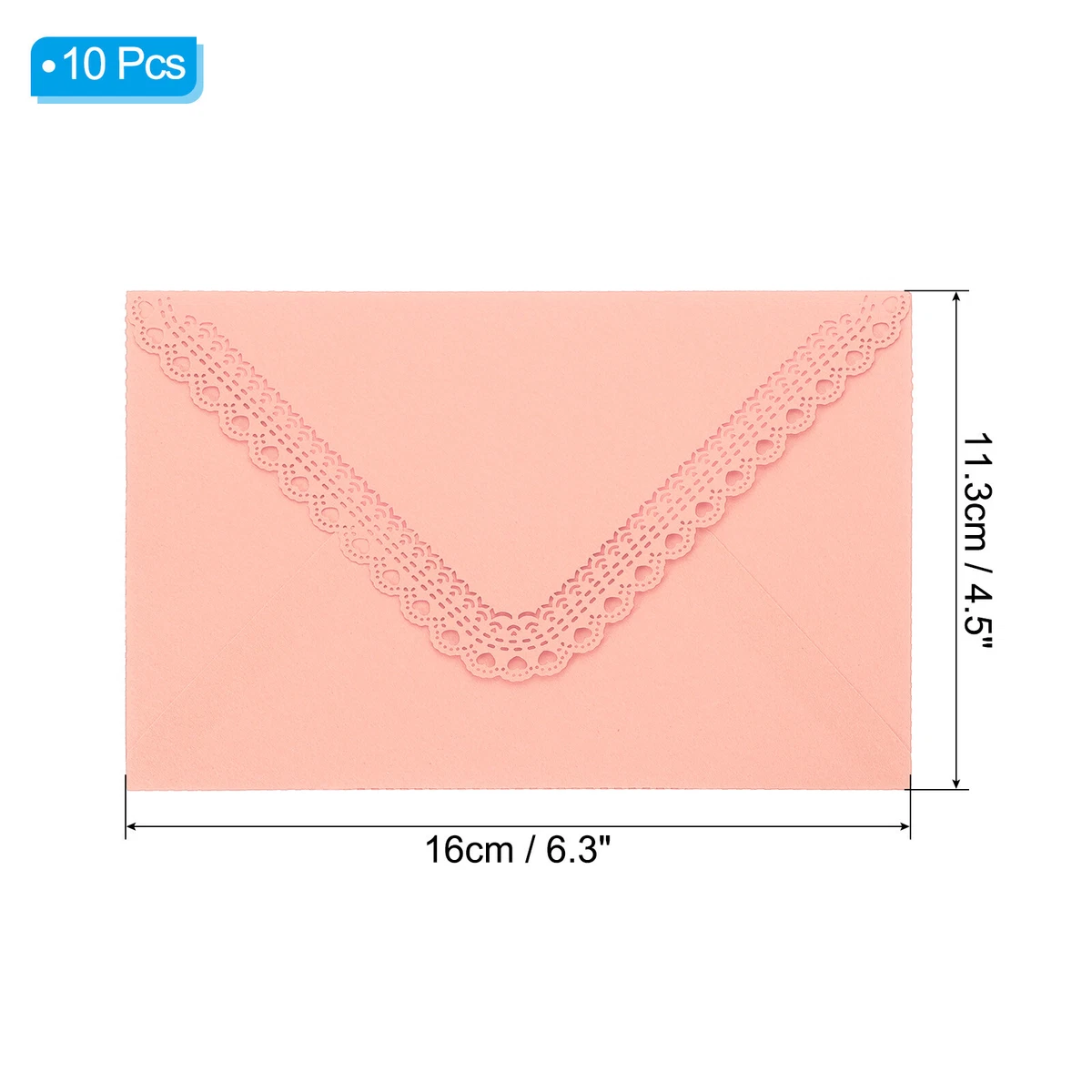4x6" Lace Gift Card Envelopes, 10 Pcs Paper Mini Envelope, Pink | eBay
