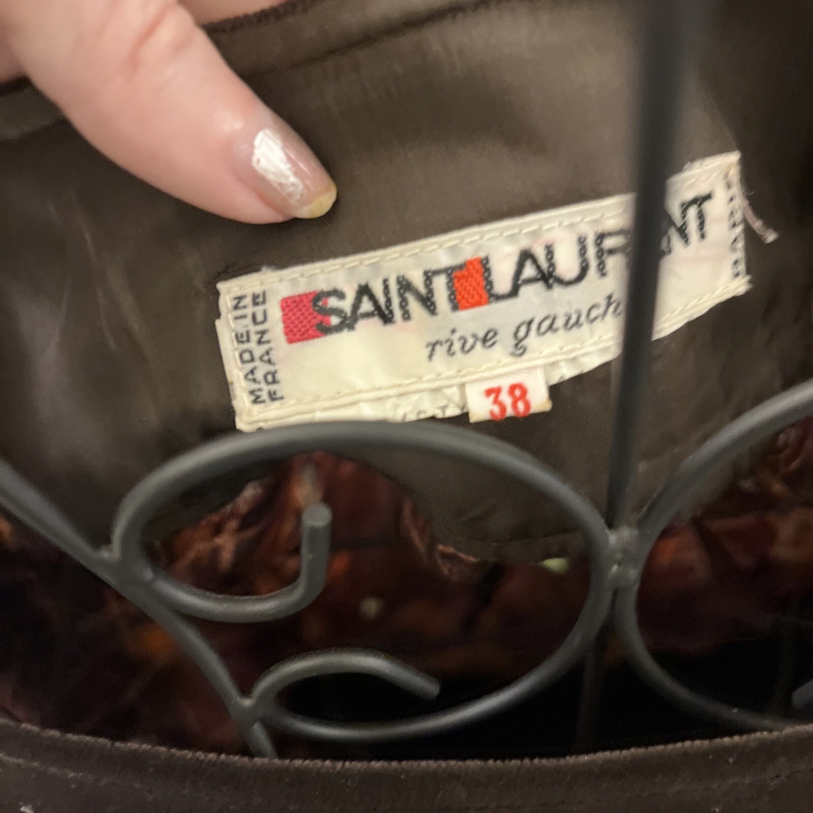 SAINT LAURENT Tuta YSL vintage collezione russa