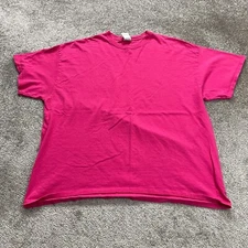 Gildan Ultra Cotton Graphic T-Shirt Unisex 2XL Pink Daniels Educational Tour Tee