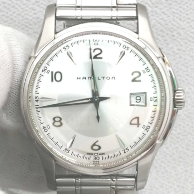 HAMILTON Model number: H324111 Jazzmaster Silver White HAMILTON Model number: H324111 Jazzmaster Silver White