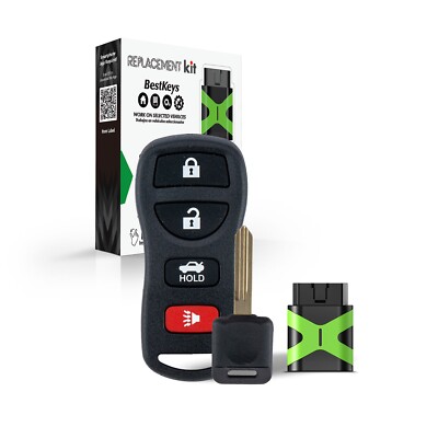 Programmer Car Key Fob Uncut 46 Chip Key fits 4 Button KBRASTU15 CWTWB1U415