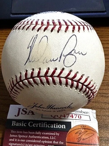 NOLAN RYAN SIGNED AUTOGRAPHED BASEBALL!  Astros, Mets, Rangers!  HOF!  JSA!