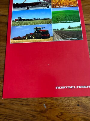 Rostselmash Versatile Tractor Buyers Guide Brochure FCCA24