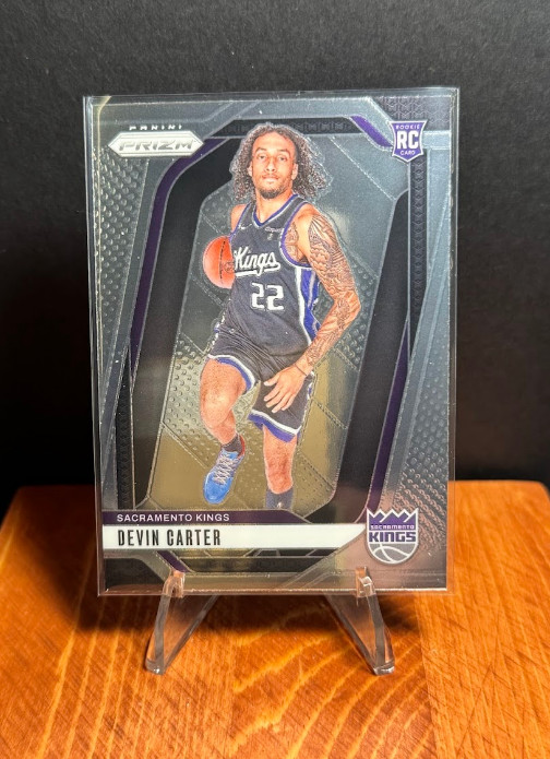 2024-2025 Prizm Basketball Rookie - Devin Carter (RC) #231 - Kings - MINT
